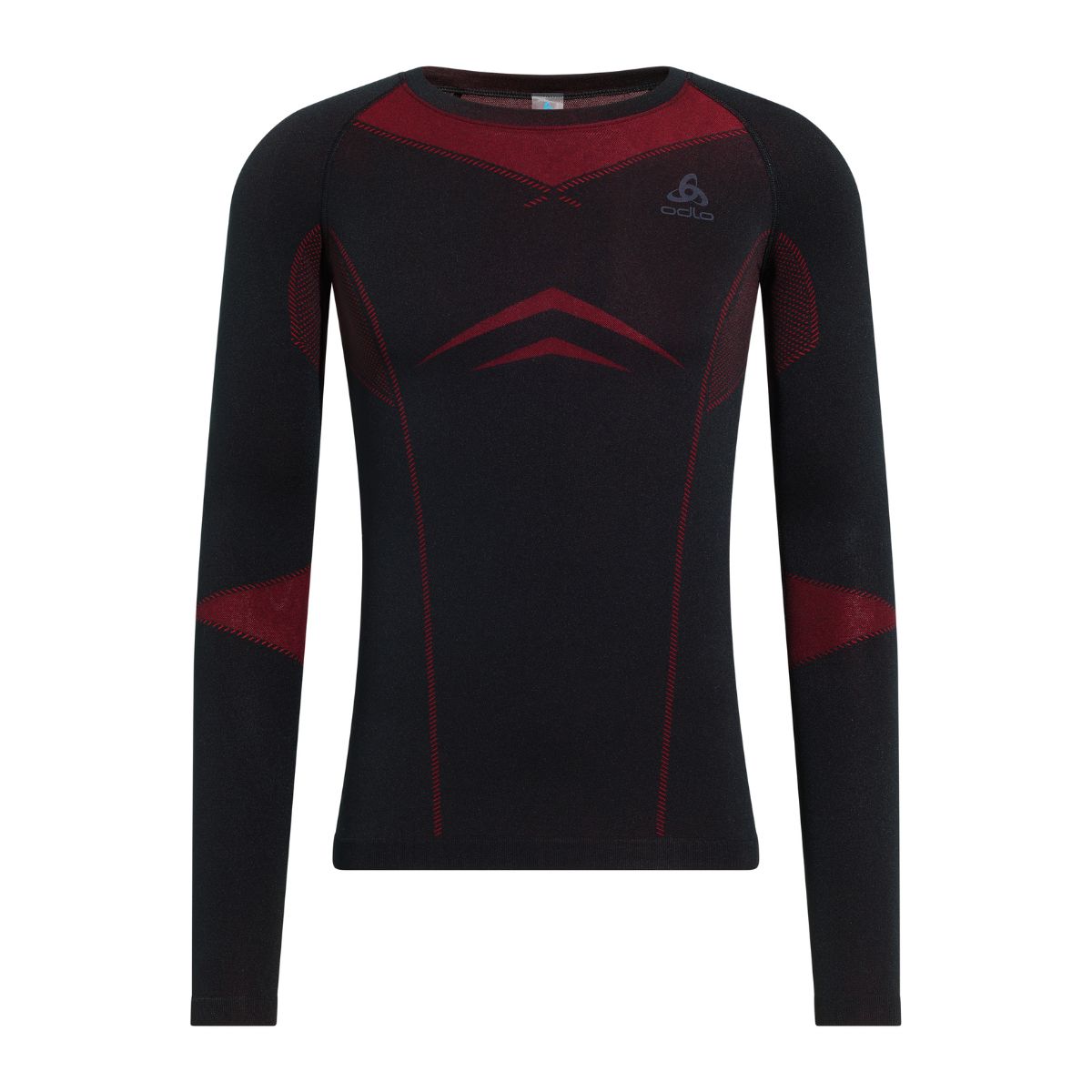 Odlo Mens Performance Warm L/S Crew Neck Shirt