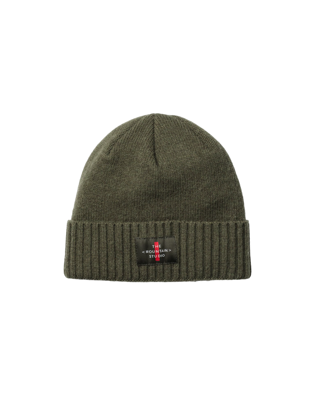 The Mountain Studio Cashmere Mix Cross Logo Beanie