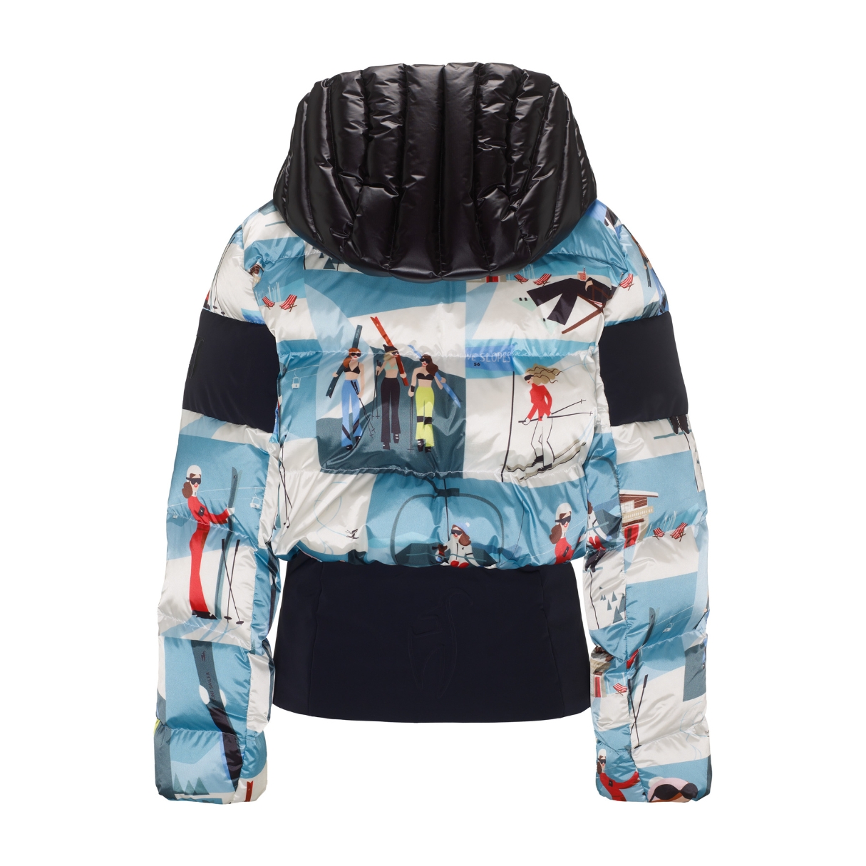 Toni Sailer Womens Bernadette Print Ski Jacket