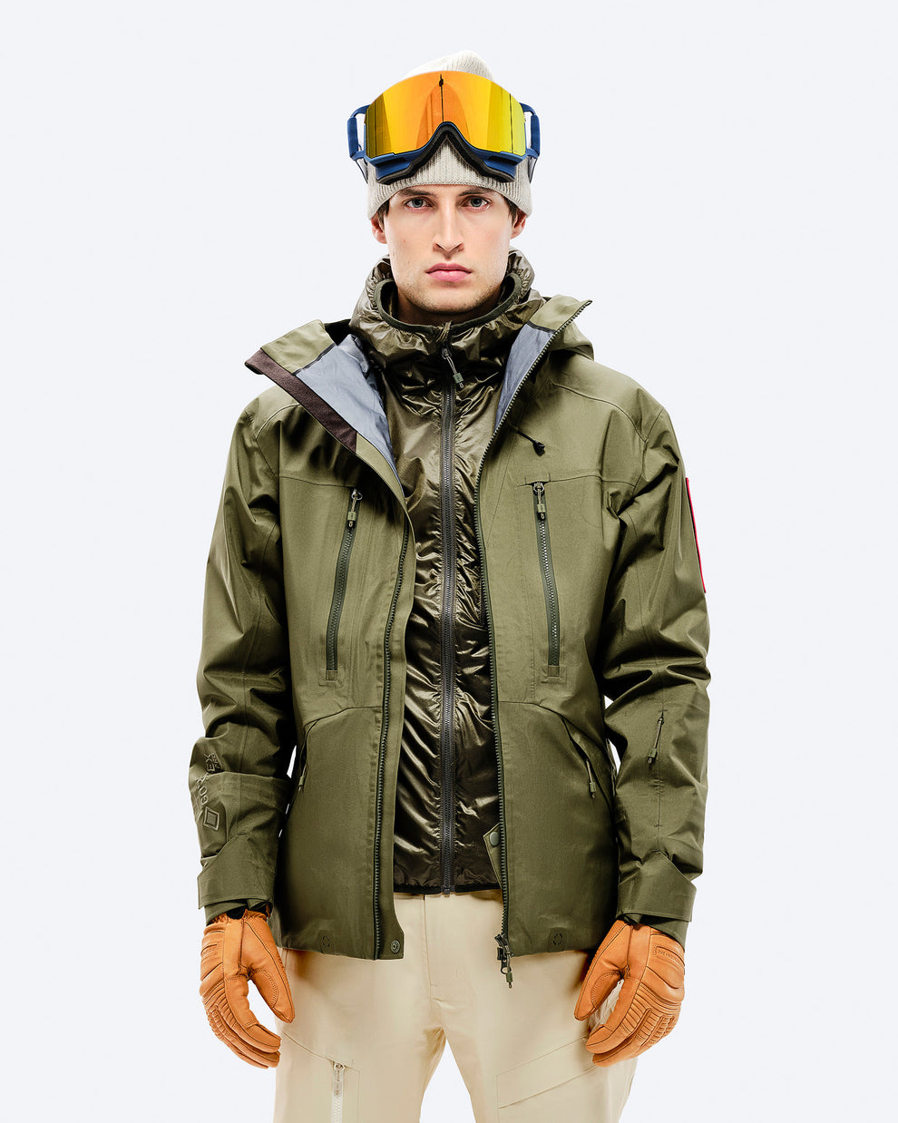 The Mountain Studio Cashmere Mix Rib Beanie