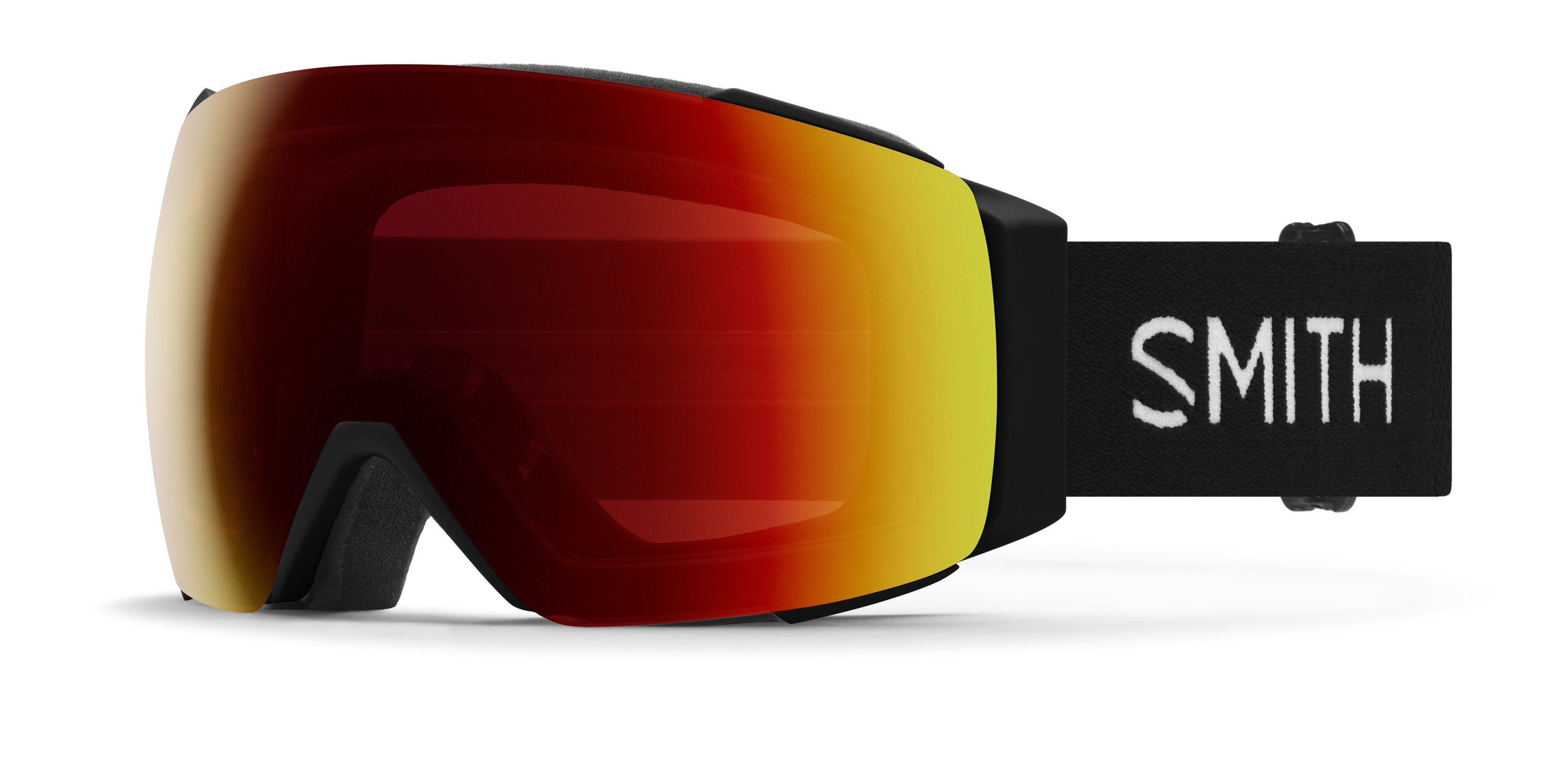 Smith As Io Mag - Black-Chromapop Sun Red Mirror