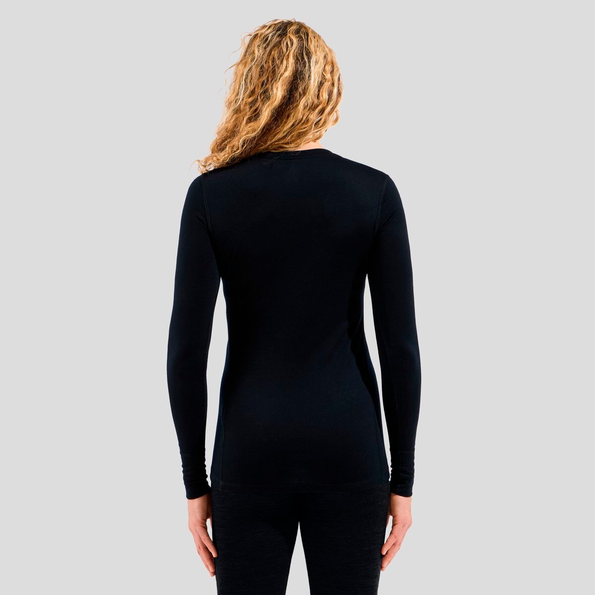 Odlo Womens BL Top Crew Neck L/S Merino 200