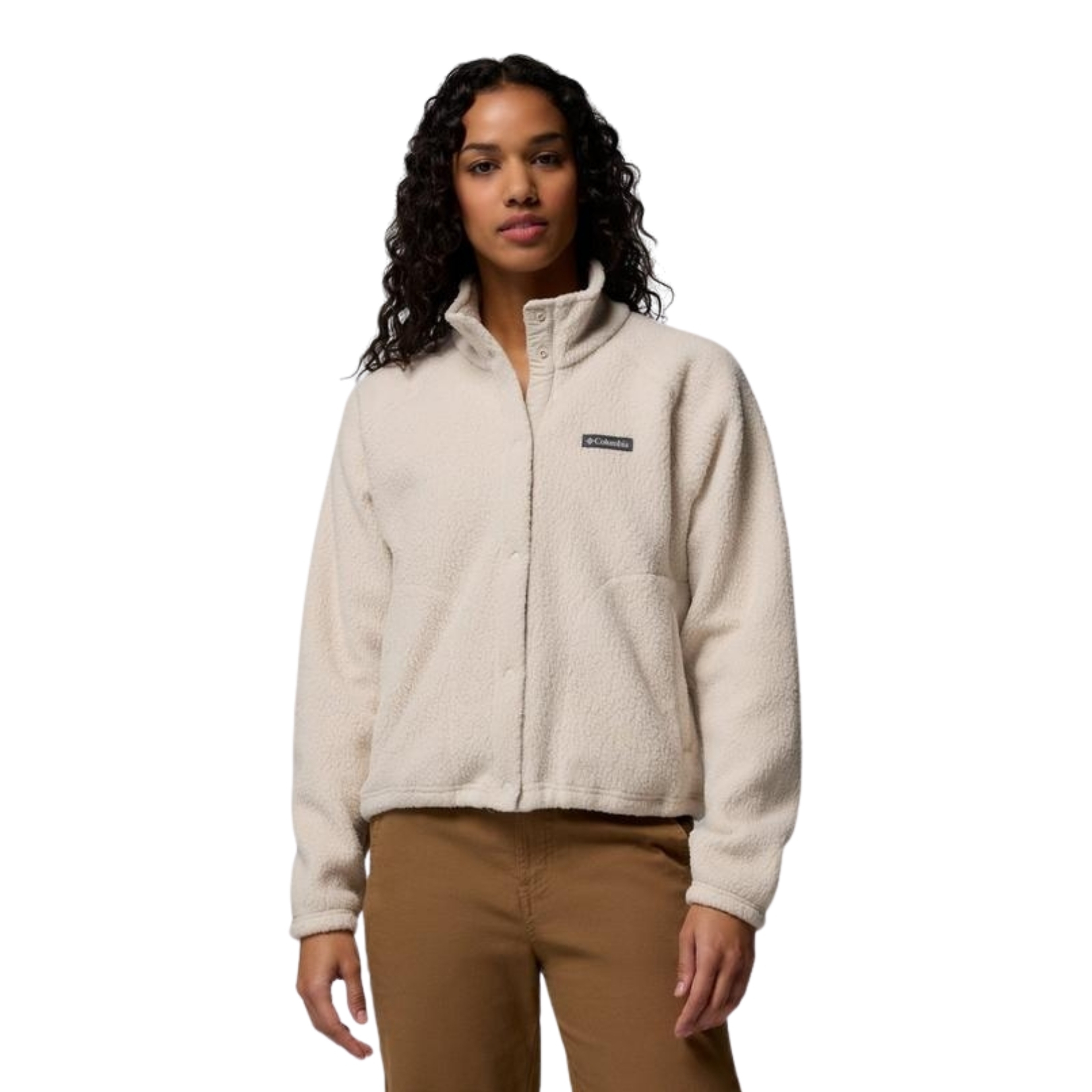 Columbia Womens Jasper Ridge Pebbled Fleece Full Snap