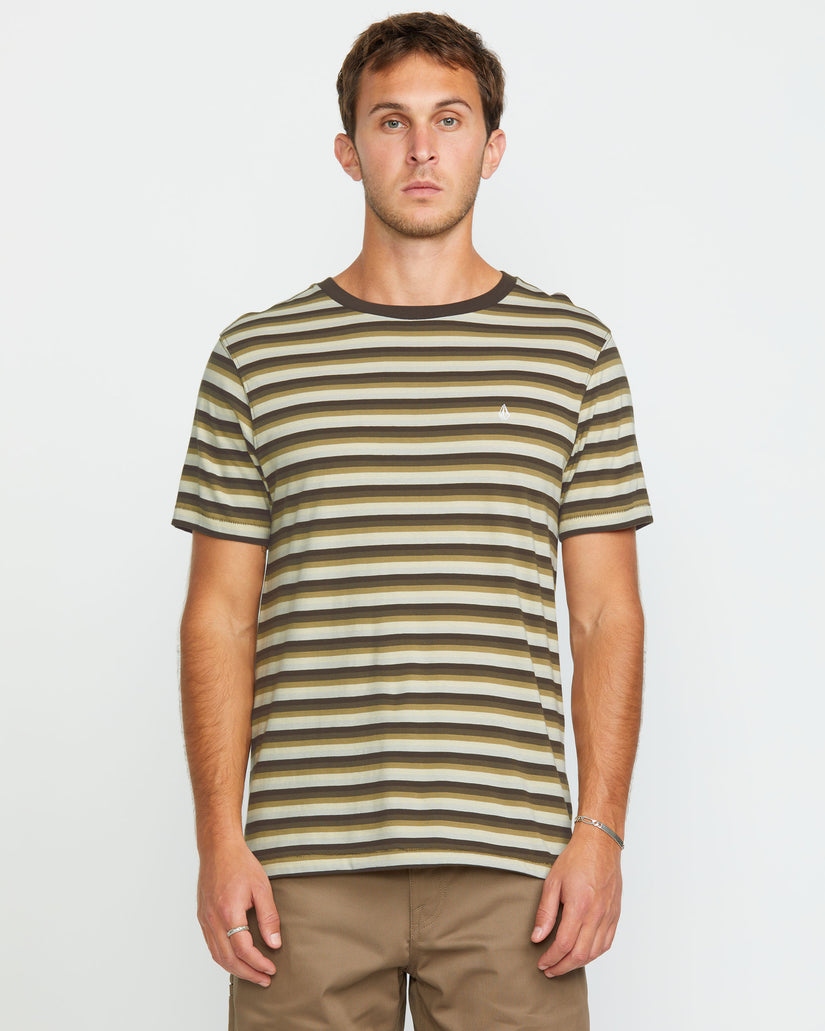Volcom Mens Level Stone Crew SS