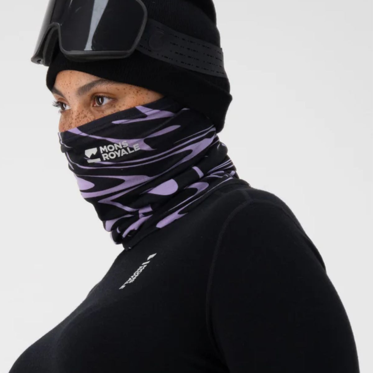 Mons Royale Daily Dose Merino Neckwarmer Signal
