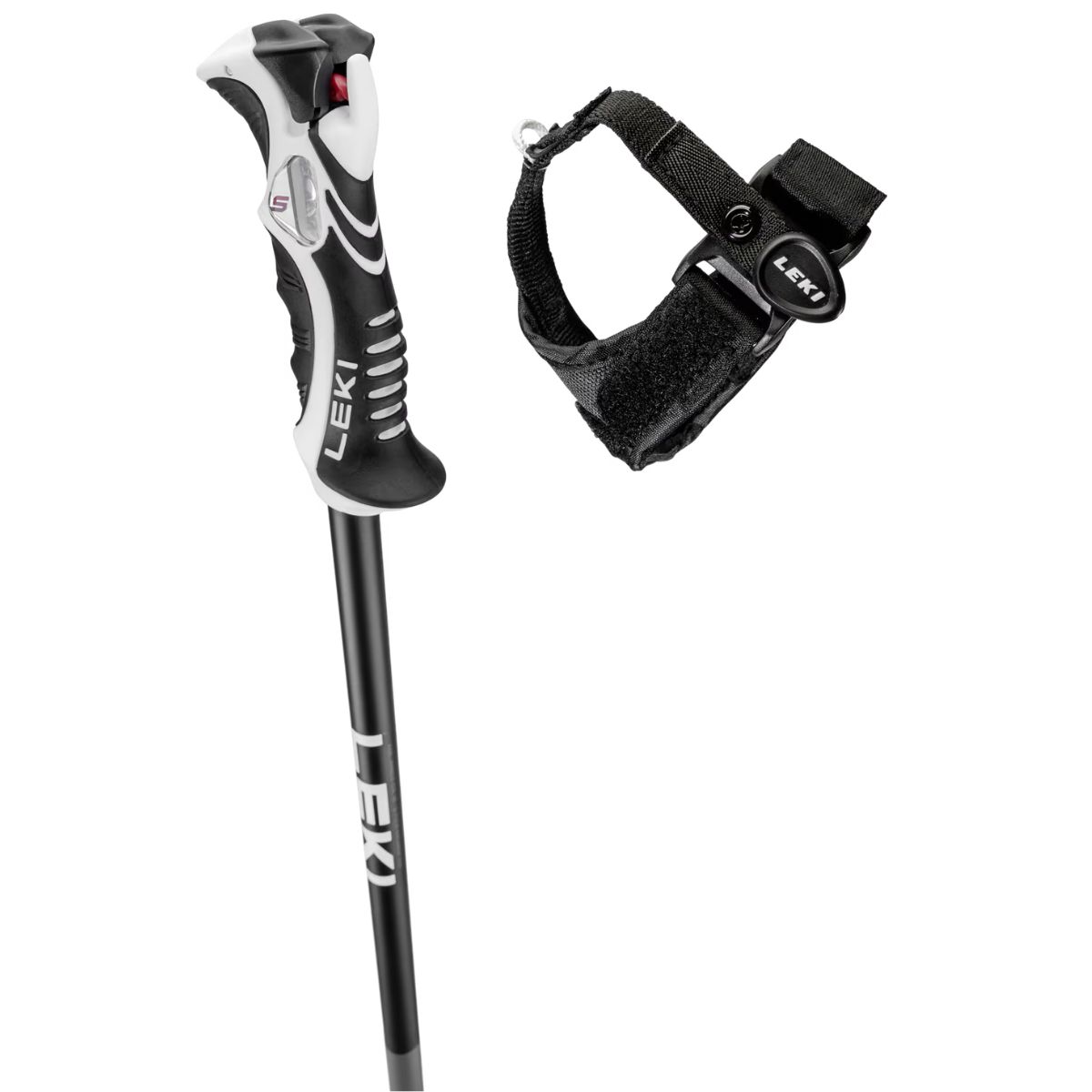 Leki Bold Lite S | dark_anthracite_black_bright_red | 115 | 4028173320165