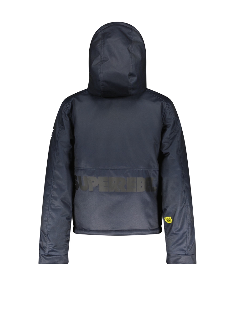 Superrebel Boys Space Ski Technical Fleece Hooded Jacket 120