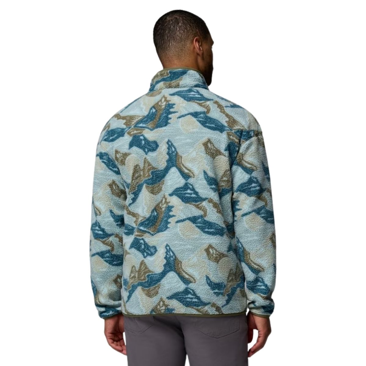 Columbia Mens Helvetia II Printed Half Snap Fleece