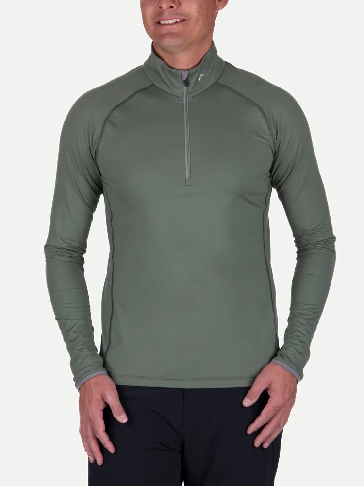 Kjus Mens Feel Midlayer Half-Zip