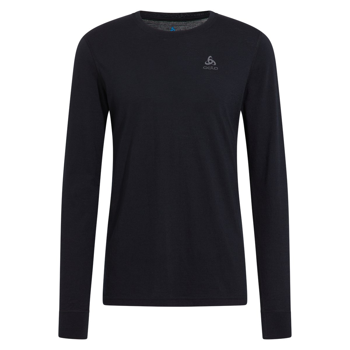 Odlo Mens BL Top Crew Neck L/S Merino 200 Odlo Mens BL Top Crew Neck L/S Merino 200