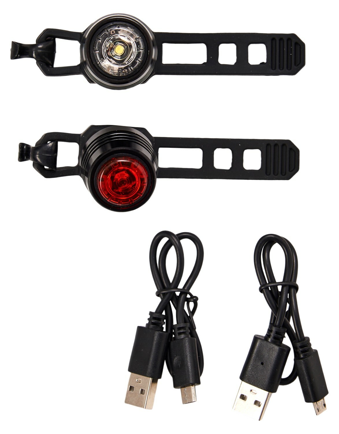 Rawink USB Oplaadbaar LED Fietsverlichting - 4 Lichtstanden \u0026ndash;  Waterdicht | 5709386265380
