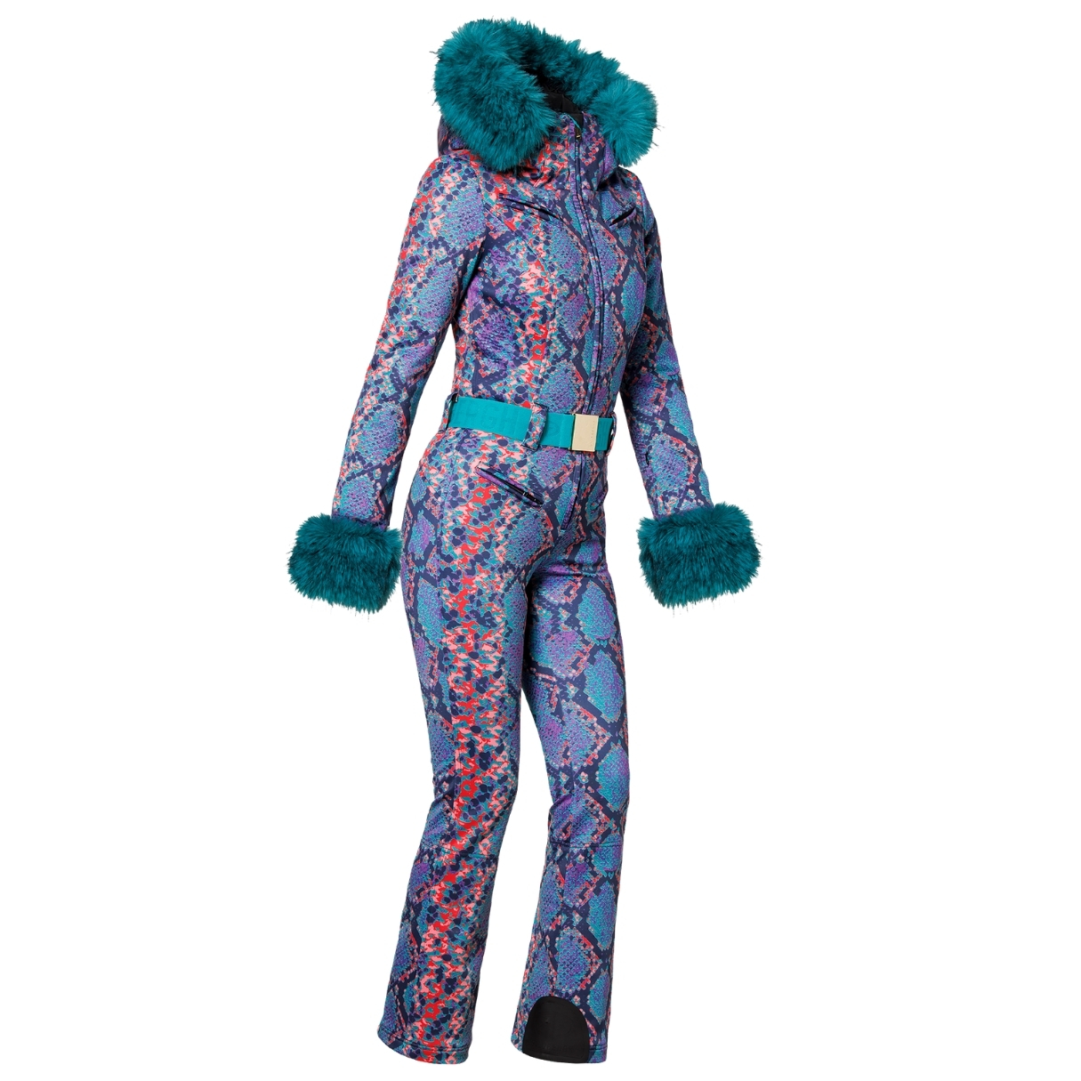 Goldbergh Womens Zafira Ski Suit Faux Border