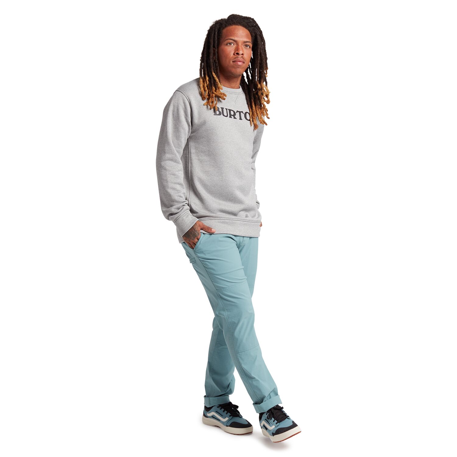 Burton Mens Oak Crew