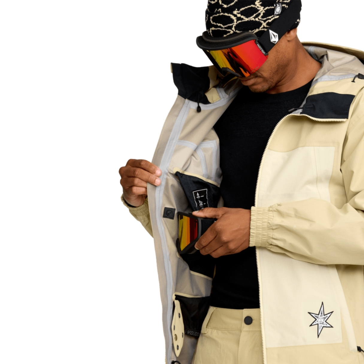 Volcom Mens Arthur 3L Jacket