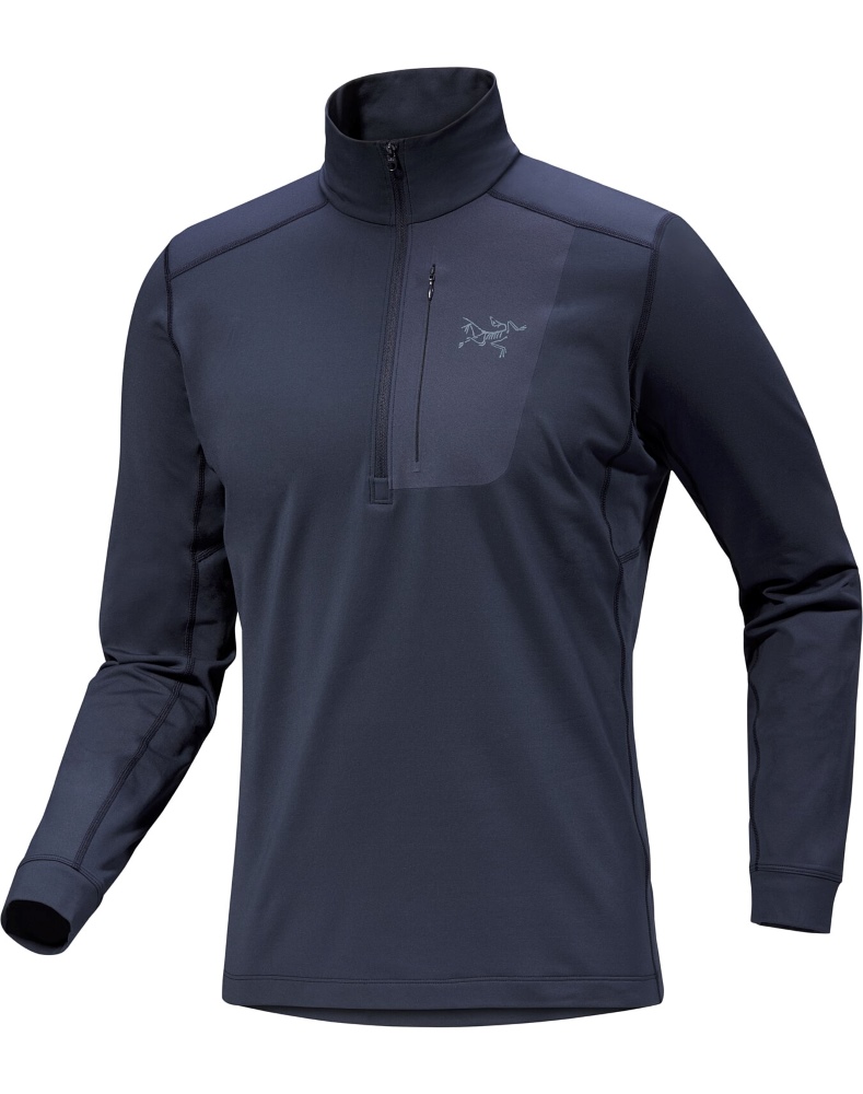 Arcteryx Mens Rho LT Zip Neck