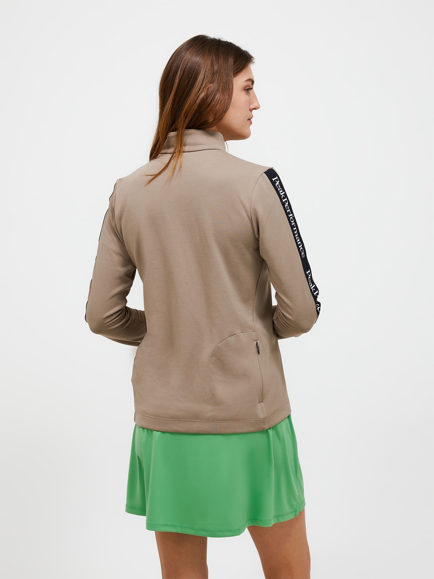 Peak Performance Womens Turf Zip LS