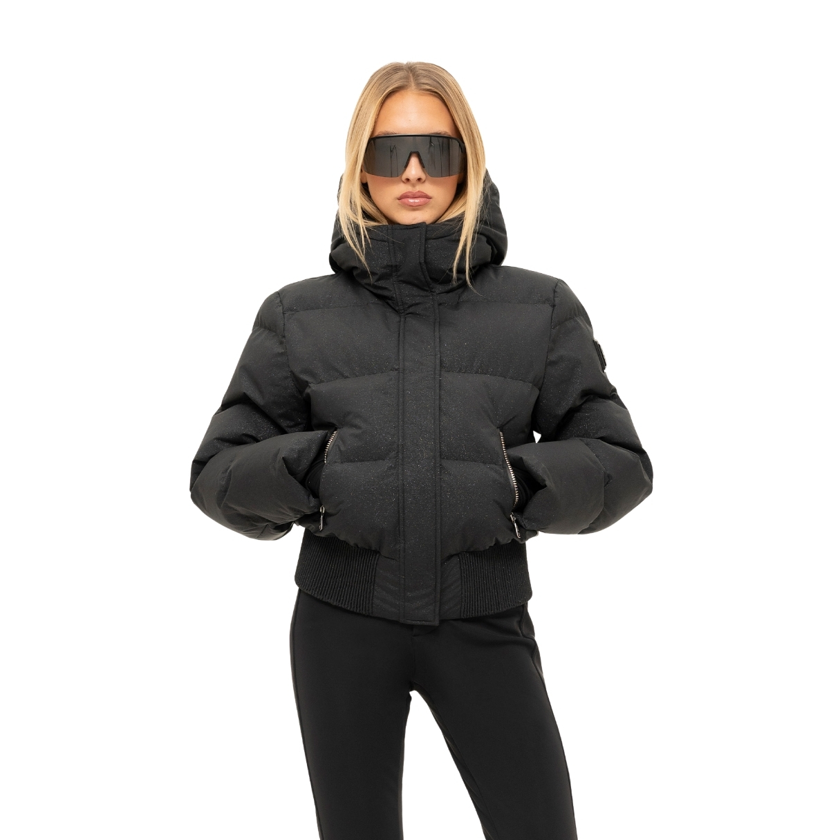 Nikkie Womens Numa Glitter Jacket