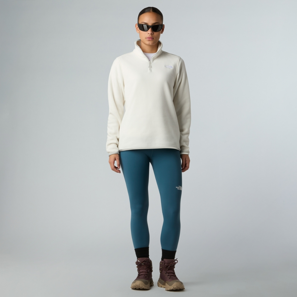 The North Face Womens Glacier Fleece  1/4 Zip Jacket