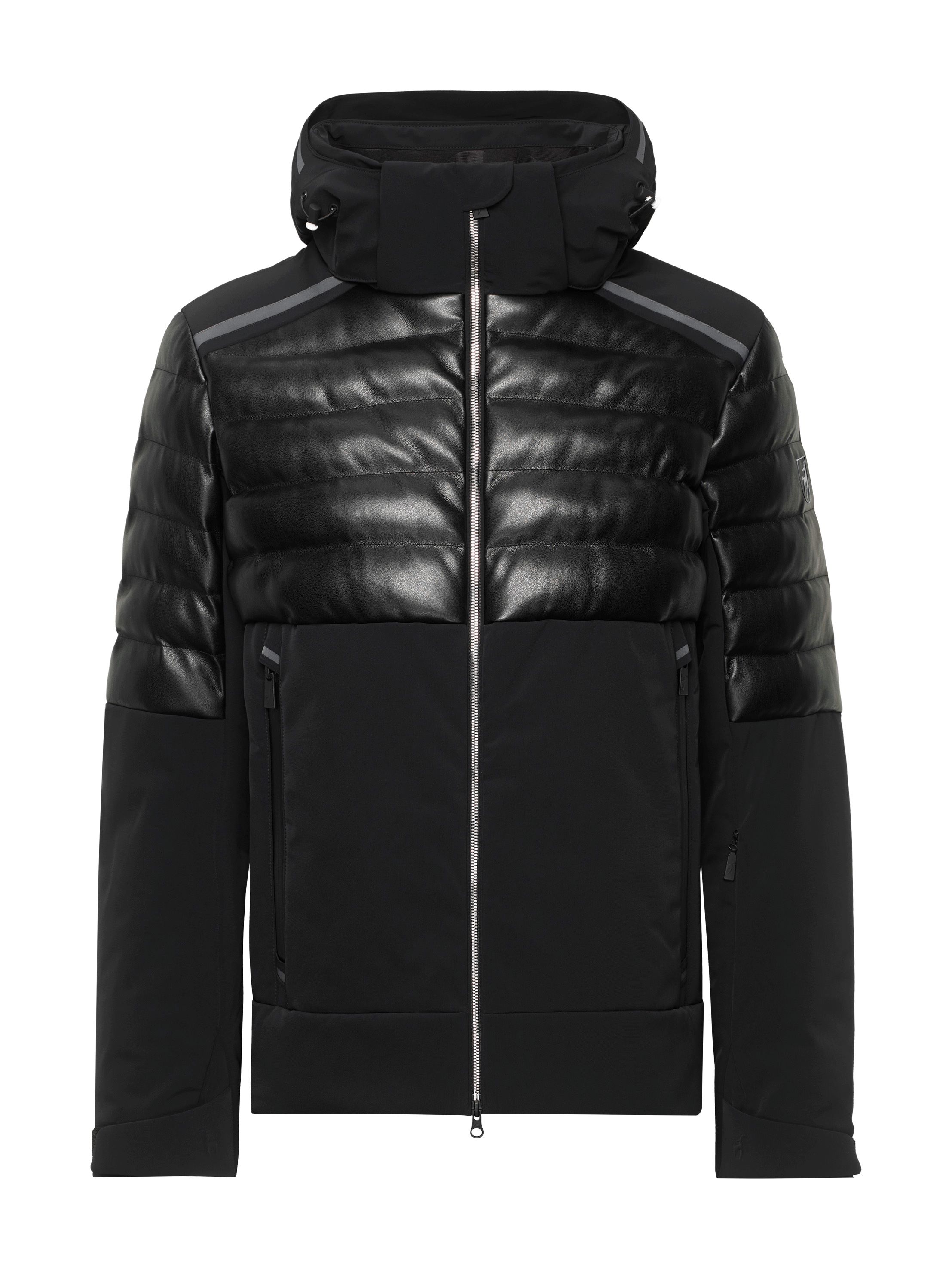 Toni Sailer Mens Lorenz Faux Leather Ski Jacket Toni Sailer Mens Lorenz Faux Leather Ski Jacket