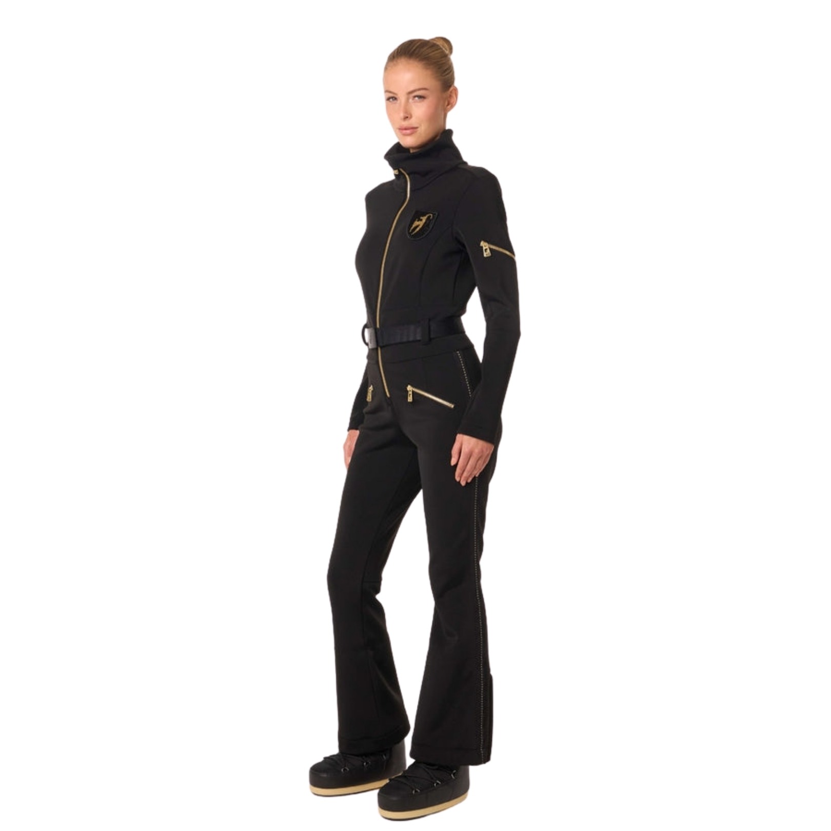 Toni Sailer Womens Livi Gold Pearl Jet Overall