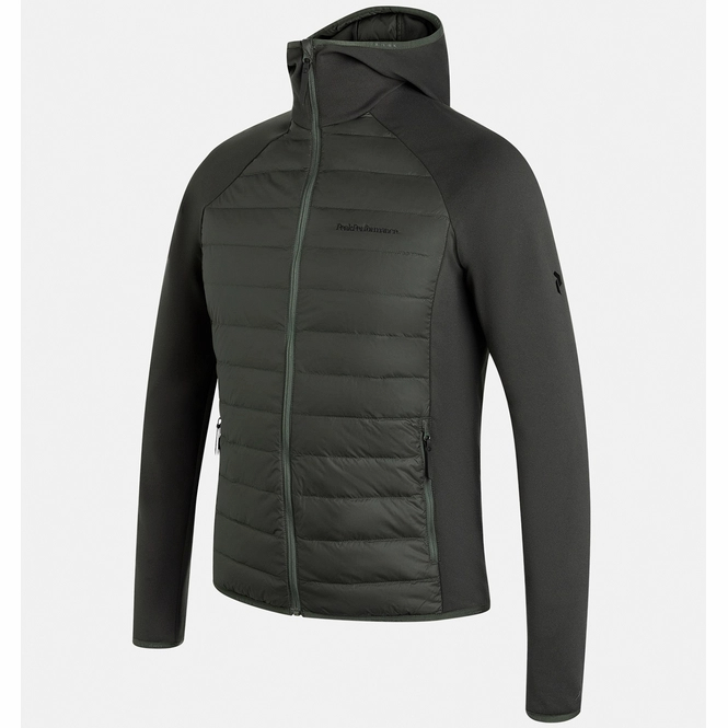 Peak Performance Mens Down Hybrid Hood Jacket