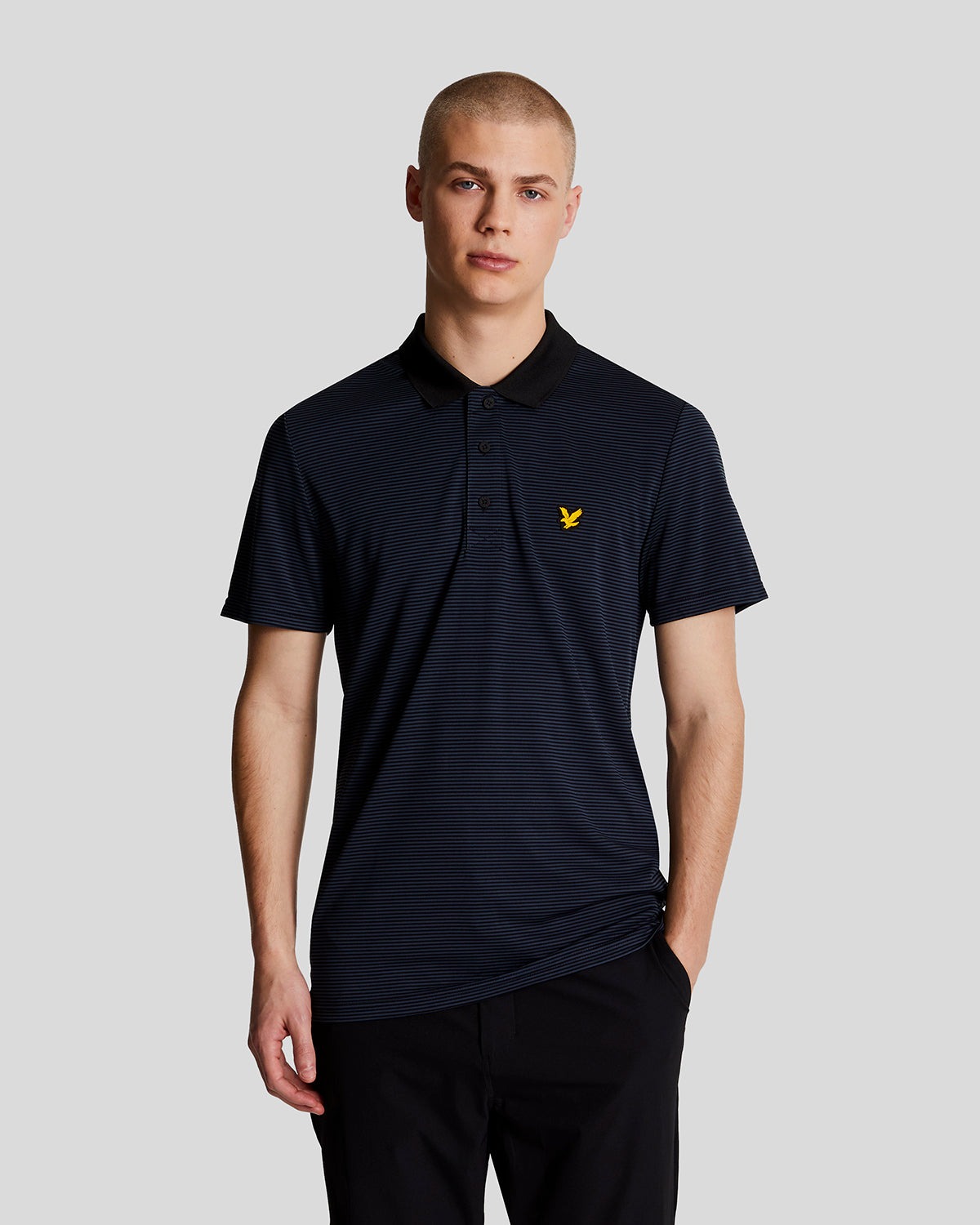 LYLE Mens Golf Microstripe Polo