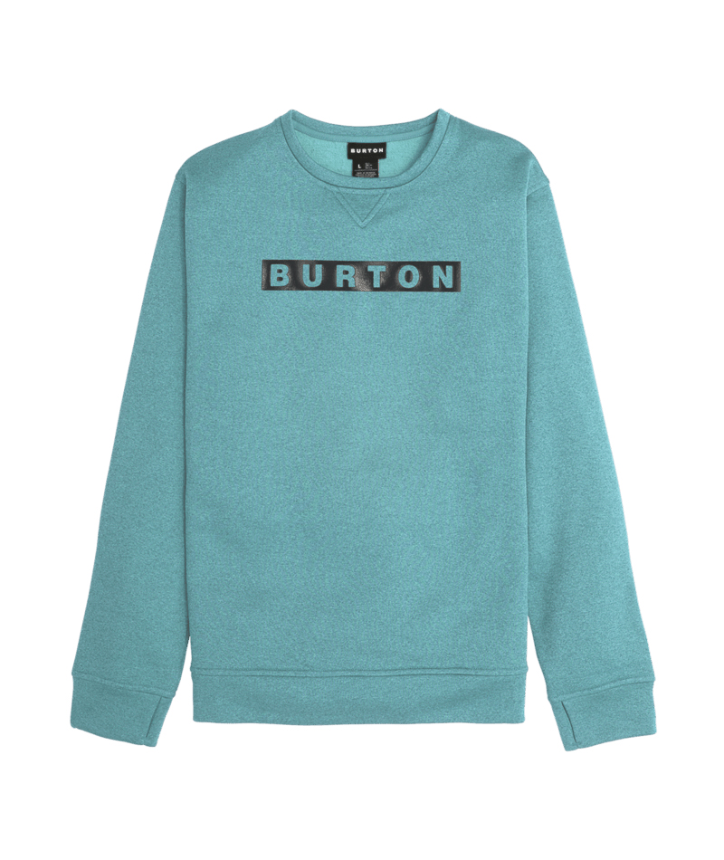 Burton Mens Oak Pullover Crew 301 rock lichen heather M 9010510482976