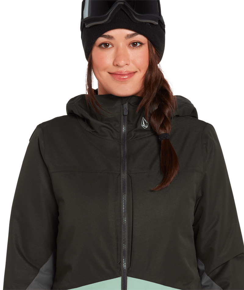 W Strayer Ins Jacket Black /Green S 193573755474