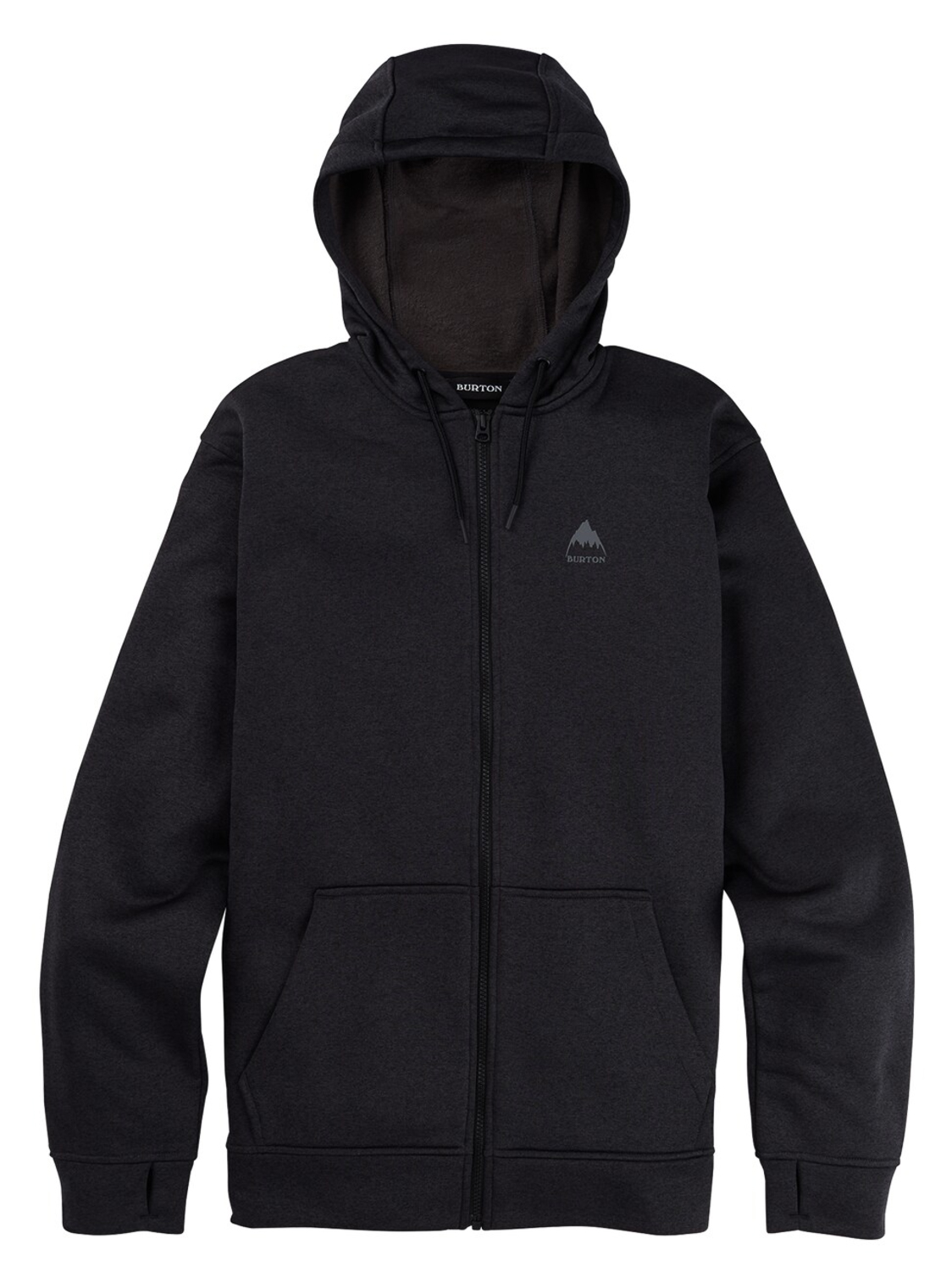 Burton Mens Burton Oak Full-Zip Hoodie Burton Mens Burton Oak Full-Zip Hoodie