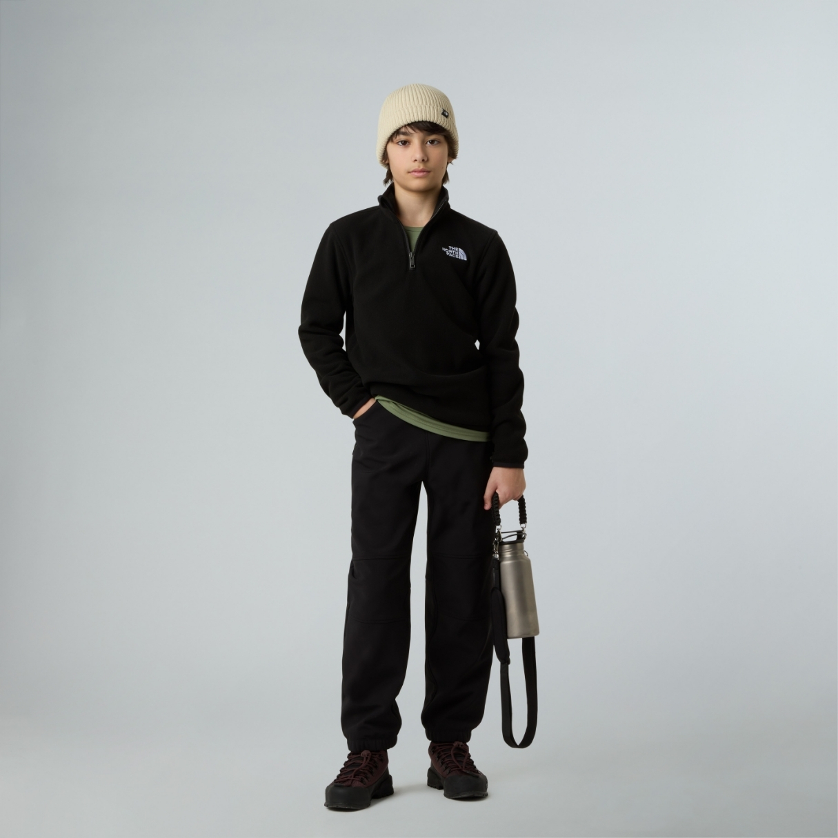 The North Face Teen Glacier  1/4 Zip Pullover