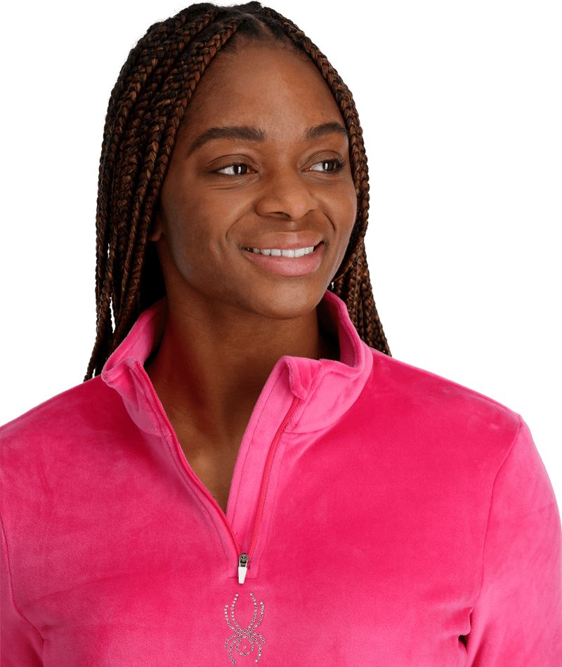 Pile Spyder Prospect 1/2 Zip Black - Inverno 2024